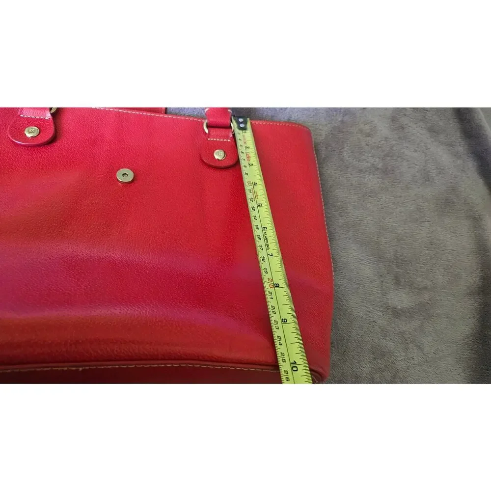 Kate Spade Tote Satchel with Magnetic Snap, Red with Gold Hardware‎